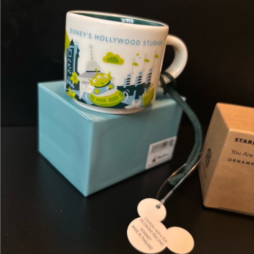 Starbucks Disney Parks You Are Here Hollywood Studios Mug Ornament Toy Story